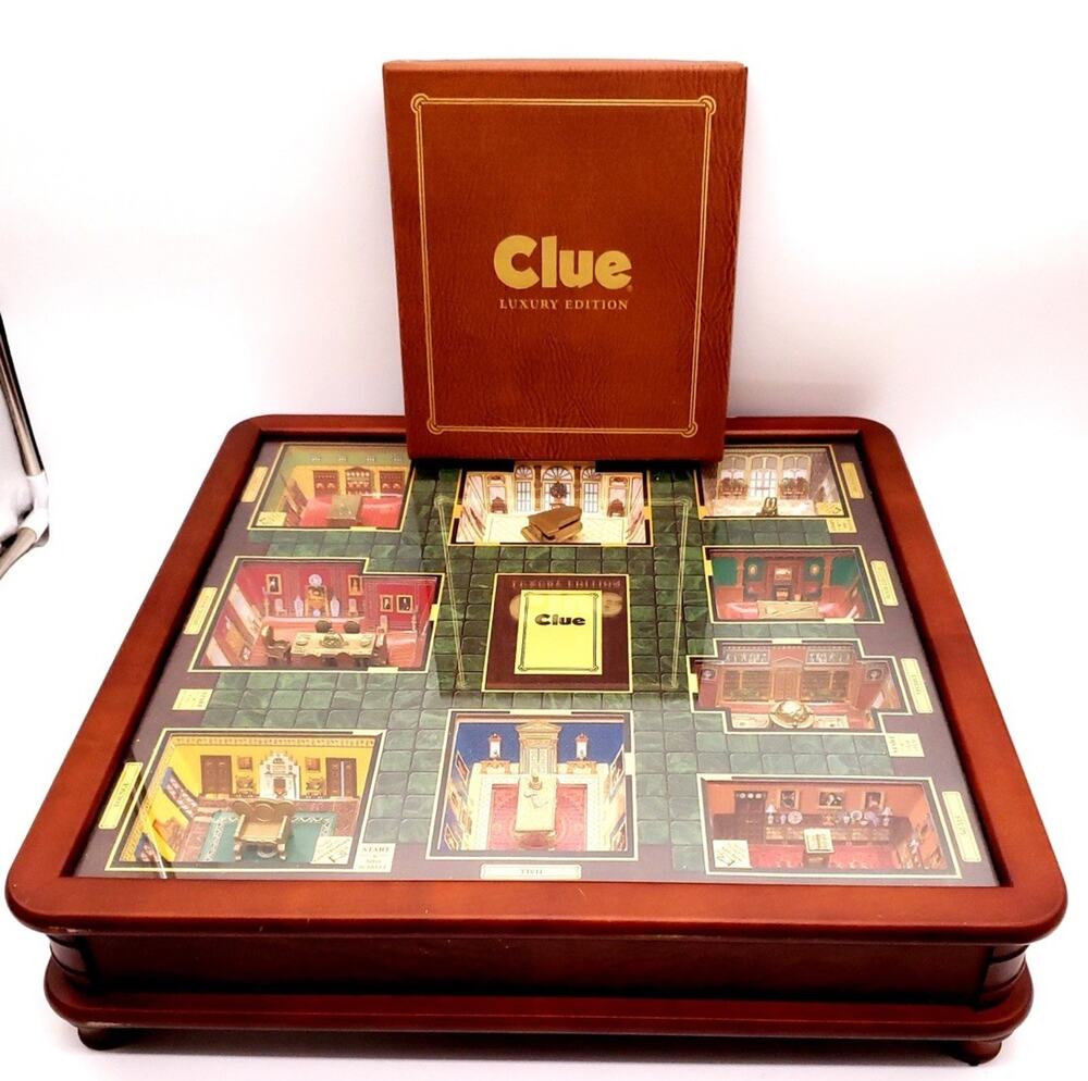 Restoration Hardware Clue Luxury Edition Board Game 2007 3-6 Players Complete